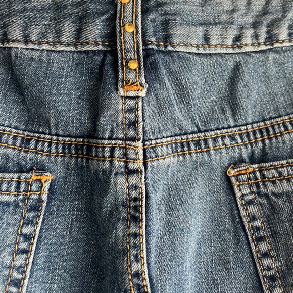 EMBROIDERED BEADED LONG DENIM FLOWING SKIRT - Picture 12 of 16